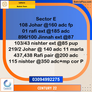 10 Marla Residential Plot for Sale in Bahria Town, Lahore - (BP-307217)