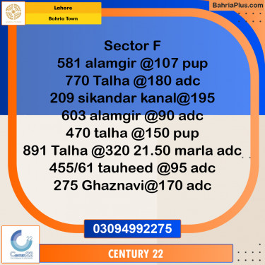 10 Marla Residential Plot for Sale in Bahria Town, Lahore - (BP-307218)