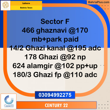 10 Marla Residential Plot for Sale in Bahria Town, Lahore - (BP-307223)