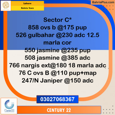 Residential Plot for Sale in Bahria Town, Lahore - (BP-307631)