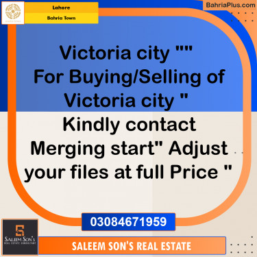 3 Marla Residential Plot for Sale in Bahria Town, Lahore - (BP-307649)