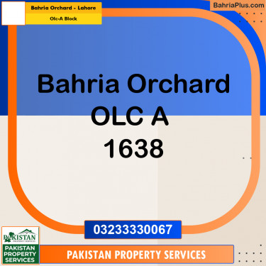 5 Marla Residential Plot for Sale in OLC-A Block -  Bahria Orchard, Lahore - (BP-307793)