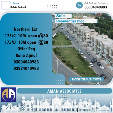 Residential Plot for Sale in Bahria Orchard, Lahore - (BP-307810)
