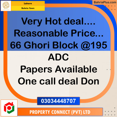 Residential Plot for Sale in Bahria Town, Lahore - (BP-307885)