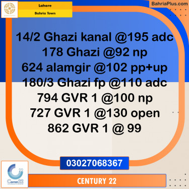 Residential Plot for Sale in Bahria Town, Lahore - (BP-308378)