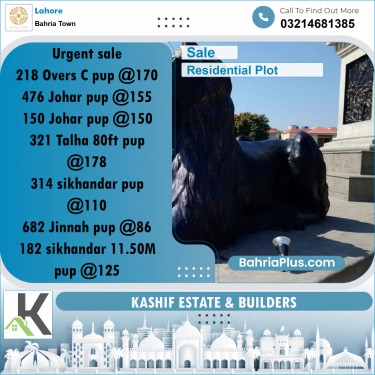 Residential Plot for Sale in Bahria Town, Lahore - (BP-308840)