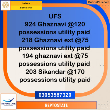 Residential Plot for Sale in Bahria Town, Lahore - (BP-308945)