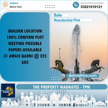 Residential Plot for Sale in Bahria Town, Lahore - (BP-309149)