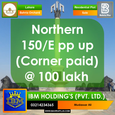 10 Marla Residential Plot for Sale in Bahria Orchard, Lahore - (BP-309628)