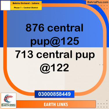 10 Marla Residential Plot for Sale in Phase 1 - Central District -  Bahria Orchard, Lahore - (BP-309760)