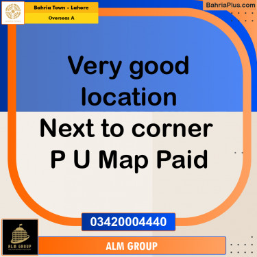 10 Marla Residential Plot for Sale in Overseas A -  Bahria Town, Lahore - (BP-309948)