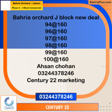 4 Marla Commercial Plot for Sale in Phase 2 - J Block Commercial -  Bahria Orchard, Lahore - (BP-310139)