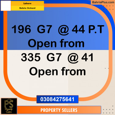 5 Marla Residential Plot for Sale in Bahria Orchard, Lahore - (BP-310147)