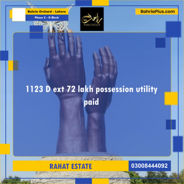 8 Marla Residential Plot for Sale in Phase 2 - D Block -  Bahria Orchard, Lahore - (BP-310938)