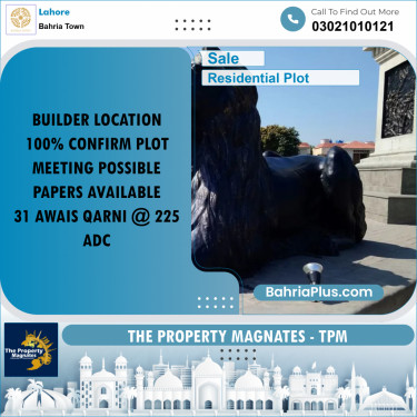 Residential Plot for Sale in Bahria Town, Lahore - (BP-311006)