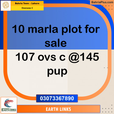 10 Marla Residential Plot for Sale in Overseas C -  Bahria Town, Lahore - (BP-311186)