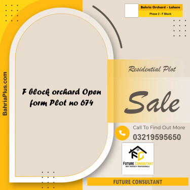 5 Marla Residential Plot for Sale in Phase 2 - F Block -  Bahria Orchard, Lahore - (BP-311417)