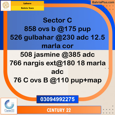 10 Marla Residential Plot for Sale in Bahria Town, Lahore - (BP-311726)