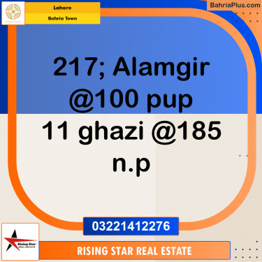 Residential Plot for Sale in Bahria Town, Lahore - (BP-311839)