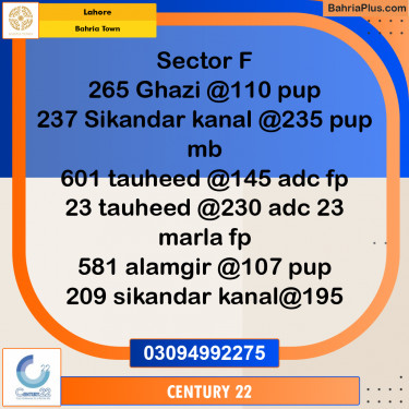 10 Marla Residential Plot for Sale in Bahria Town, Lahore - (BP-311994)