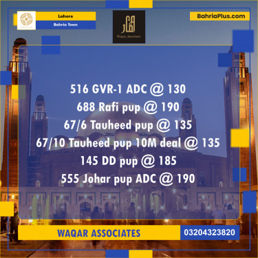 10 Marla Residential Plot for Sale in Bahria Town, Lahore - (BP-312519)