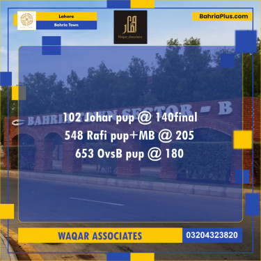 10 Marla Residential Plot for Sale in Bahria Town, Lahore - (BP-312522)