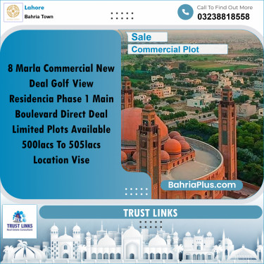 Commercial Plot for Sale in Bahria Town, Lahore - (BP-312842)