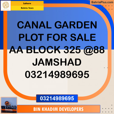 Residential Plot for Sale in Bahria Town, Lahore - (BP-312909)