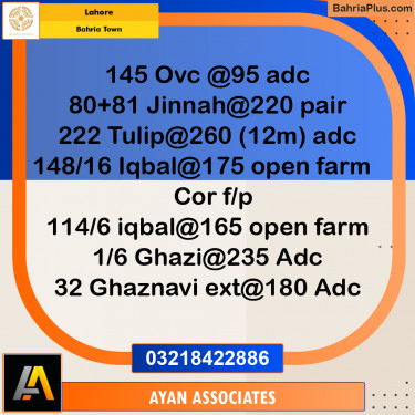 1 Kanal Residential Plot for Sale in Bahria Town, Lahore - (BP-313701)