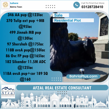 Residential Plot for Sale in Bahria Town, Lahore - (BP-313922)