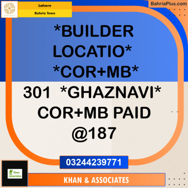 Residential Plot for Sale in Bahria Town, Lahore - (BP-314318)