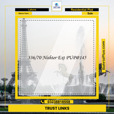 Residential Plot for Sale in Bahria Town, Lahore - (BP-315047)