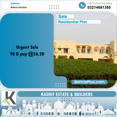 Residential Plot for Sale in Bahria Orchard, Lahore - (BP-315413)