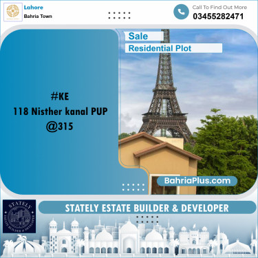 Residential Plot for Sale in Bahria Town, Lahore - (BP-316029)