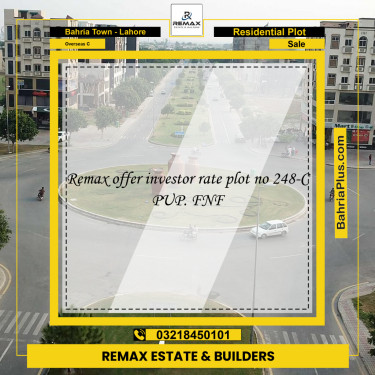 5 Marla Residential Plot for Sale in Overseas C -  Bahria Town, Lahore - (BP-316181)