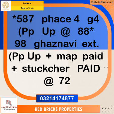 Residential Plot for Sale in Bahria Town, Lahore - (BP-316437)