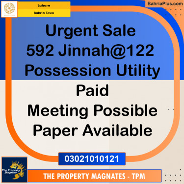 Residential Plot for Sale in Bahria Town, Lahore - (BP-316477)