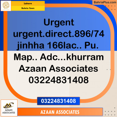 Residential Plot for Sale in Bahria Town, Lahore - (BP-316794)