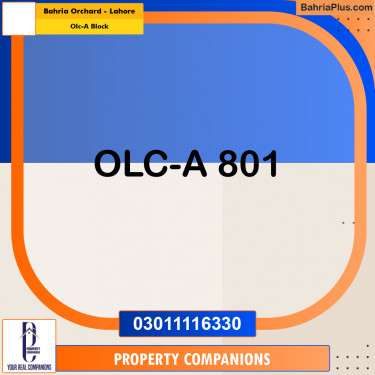 5 Marla Residential Plot for Sale in OLC-A Block -  Bahria Orchard, Lahore - (BP-316987)