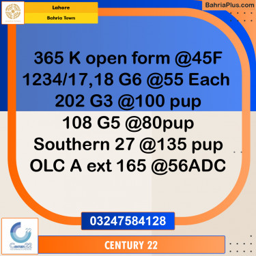 Residential Plot for Sale in Bahria Town, Lahore - (BP-317042)