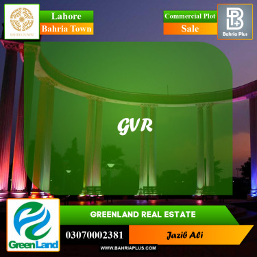 5 Marla Commercial Plot for Sale in Bahria Town, Lahore - (BP-317366)