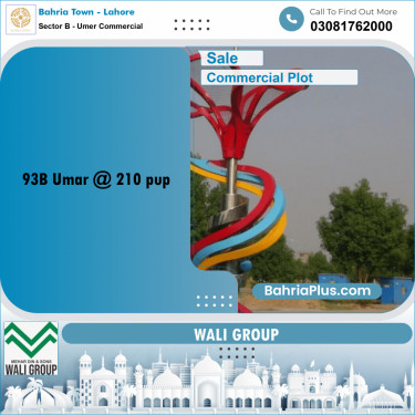 4 Marla Commercial Plot for Sale in Sector B - Umer Commercial -  Bahria Town, Lahore - (BP-317821)