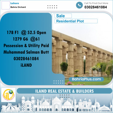 Residential Plot for Sale in Bahria Orchard, Lahore - (BP-318026)