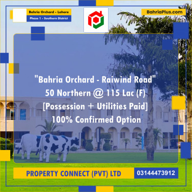 10 Marla Residential Plot for Sale in Phase 1 - Southern District -  Bahria Orchard, Lahore - (BP-318257)