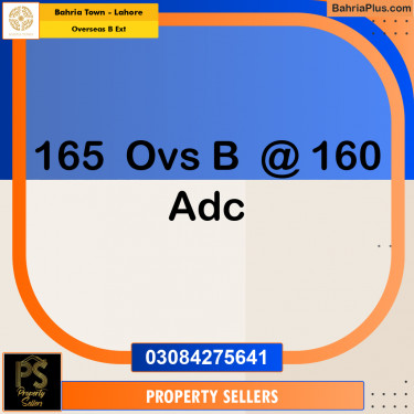 10 Marla Residential Plot for Sale in Overseas B Ext -  Bahria Town, Lahore - (BP-318877)