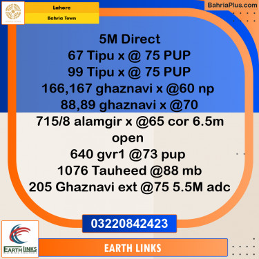 Residential Plot for Sale in Bahria Town, Lahore - (BP-318928)