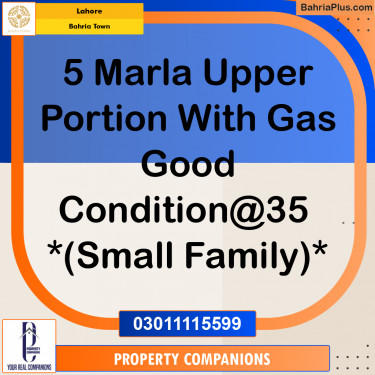 Residential House for Rent in Bahria Town, Lahore - (BP-318968)