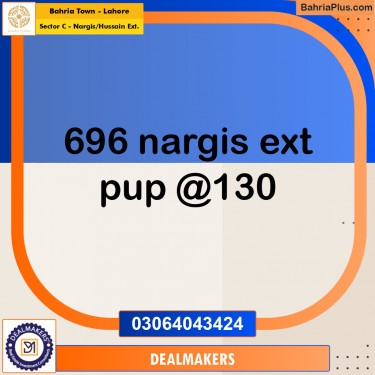 10 Marla Residential Plot for Sale in Sector C - Nargis/Hussain Ext. -  Bahria Town, Lahore - (BP-319158)
