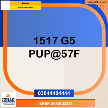 10 Marla Residential Plot for Sale in Bahria Orchard, Lahore - (BP-319266)