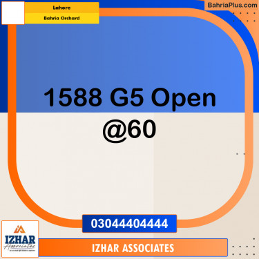 10 Marla Residential Plot for Sale in Bahria Orchard, Lahore - (BP-319267)